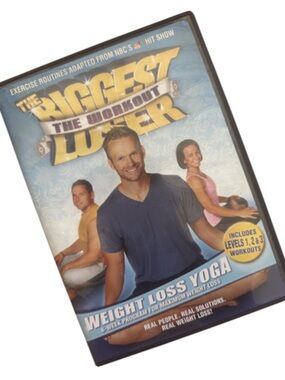 5/$5 The Biggest Loser Weight Loss Yoga Bob Harper DVD